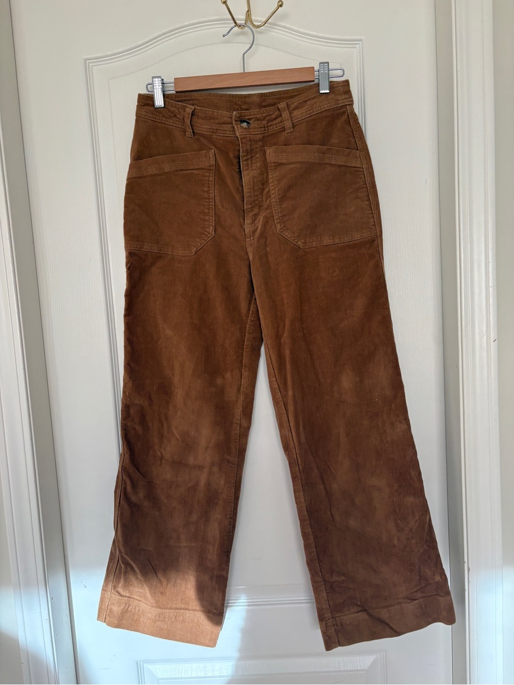 Patagonia Brown Corduroy Wide-Leg Pants
